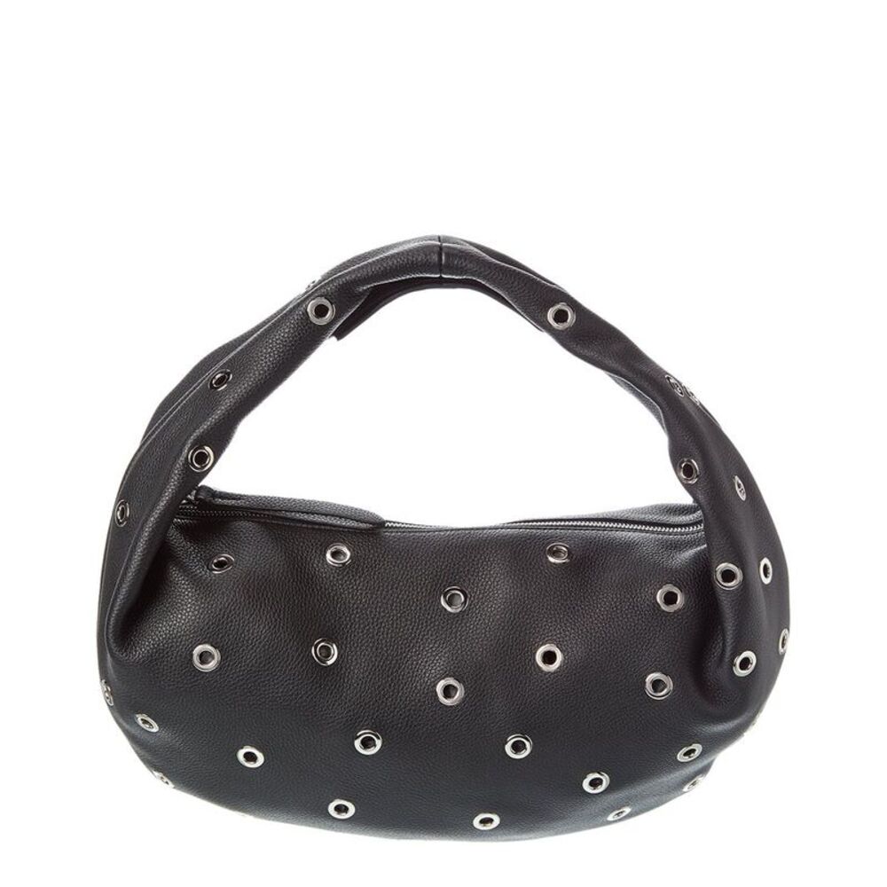 Khaite Olivia Medium Leather Hobo Bag, Black - Picture 2 of 4